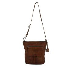 Ledertasche Harbour2nd Olive kleine Swan grün Vintage KLEINE FEHLER