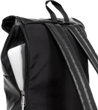 Up Roll Eastpak Tarp Black Glanzbeschichtung Freizeitrucksack mit Rolltop