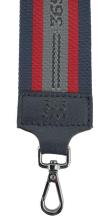Mississippi Navy Streifendesign Schultergurt Leder 365 d.a.y.s