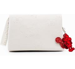 Dortmund Flap Alloverprägung hellbeige Desigual All Mickey Schultertasche