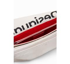 Dortmund Flap Alloverprägung hellbeige Desigual All Mickey Schultertasche
