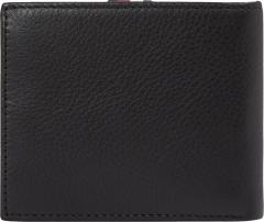 Lederbörse Tommy Hilfiger Premium Leather Black CC Flap and Coin 
