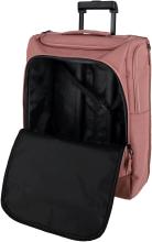 Bordgepäck altrosa Rollentasche Travelite Kick Off Rosè S 55cm