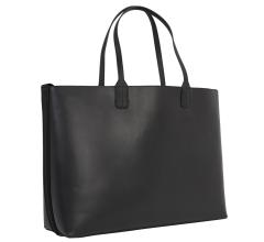 Tommy Hilfiger Iconic Tote Black Shopper mit Etui Anhänger