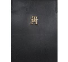 Tommy Hilfiger Iconic Tote Black Shopper mit Etui Anhänger