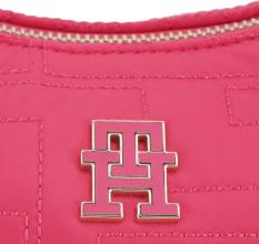 Tommy Hilfiger Chic Nylon Shoulder Bag Hobotasche mit Monogramstick Pink