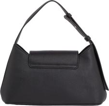 elegante Schultertasche Calvin Klein Re-Lock schwarz Drehverschluss