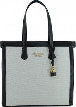 Guess Henkeltasche beige schwarz Jovie Black Textil