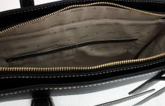 Guess Henkeltasche beige schwarz Jovie Black Textil