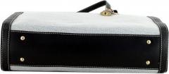 Guess Henkeltasche beige schwarz Jovie Black Textil