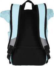 hellblauer  Roll-Up Freizeitrucksack Travelite Basics beschichtet hellblauer  Roll-Up Freizeitrucksack Travelite Basics beschichtet