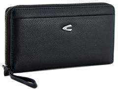 Zipbörse Camel Active Pura Long Zip Wallet Black Rindsleder Safe