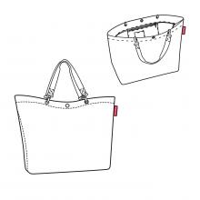 reisenthel Shopper XL Twist Silver grau meliert Tragetasche