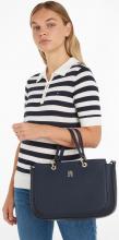 Tommy Hilfiger Satchel Emblem Kurzgrifftasche Maritim