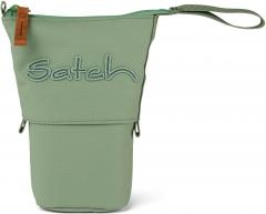 Federtasche Satch Pencil Slider Nordic Jade Green Lederdetails 