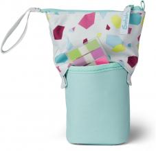Federtasche Satch Pencil Slider Nordic Jade Green Lederdetails 