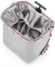 hellgrauer Einkaufstrolley rosegold Carrycruiser Frame Twist Sky Rose reisenthel