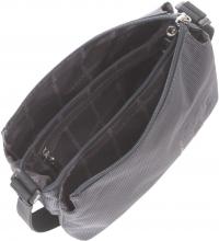 Mandarina Duck Schultertasche dreigeteilt dunkelgrau MD20 Pochette