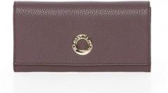 große Überschlagbörse Mandarina Duck Mellow Leather Wallet Balsamic lila
