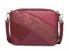 Desigual Umhängetasche Bols Priya Jasper weinrot metallic 2.Wahl