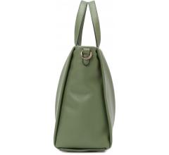 L.Credi Kurzgrifftasche Lamia Lederimitat Moss Grün