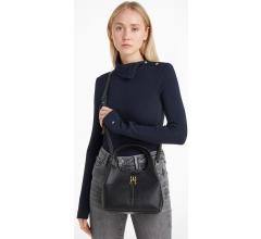 Plush Small Satchel Kurzgrifftasche Tommy Hilfiger Schwarz