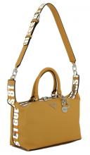 Guess Kersti Kurzgrifftasche Cognac braun wandelbar