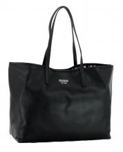 Shoppertasche Guess Vikky Taupe Logo 3D-Effekt braun Logoprint