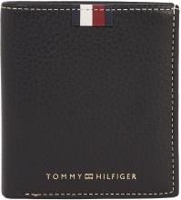 Leather Trifold Geldbörse Herren Tommy Hilfiger Schwarz 