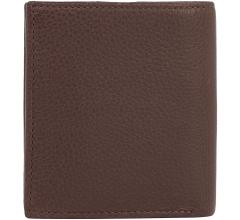 Hochformat Ledergeldbörse Tommy Hilfiger Trifold Kaffee