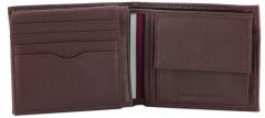 Männer Portemonnaie Tommy Hilfiger Leather Flap Coin Kaffee