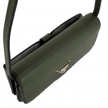 Guess Eco Alexie Cognac Abendtasche Überschlag Handyfach braun