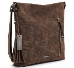 Beuteltasche Steffy Suri Frey Braun Perforiert