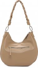 Crossovertasche Tiffany Suri Frey Flechtriemen Taupe 