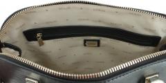 elegante Kurzgrifftasche Guess Matilde Black schwarz Saffiano