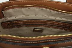 Handtasche Webstoff Guess Jovie Black schwarz beige