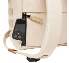 Cabaia Alger Rucksack Small Beige Metallic Feminin