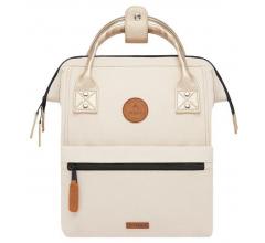 Cabaia Alger Rucksack Small Beige Metallic Feminin