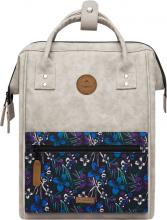 Freizeitbackpack Cabaia Medium Kunstleder Vegan Reims Grau