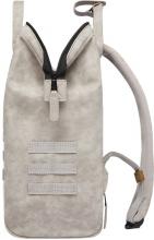 Freizeitbackpack Cabaia Medium Kunstleder Vegan Reims Grau