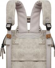 Freizeitbackpack Cabaia Medium Kunstleder Vegan Reims Grau