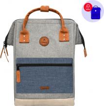 Isolierrucksack Cabaia Adventurer Medium Sac Apero grau meliert Flaschenöffner