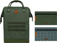 Tagesrucksack grün khaki Laptopfach Cabaia Adventurer Large Seoul nachhaltig
