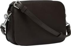 kleine Umhängetasche Glattleder dunkelbraun Liebeskind Luka Crossbody