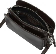 kleine Umhängetasche Glattleder dunkelbraun Liebeskind Luka Crossbody