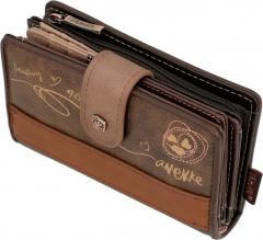 Anekke Geldtasche Shoen Braun Japan RFID