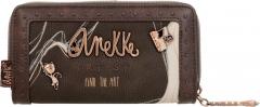 Portemonnaie Anekke Nature Edition braun gemustert Japan Shodo