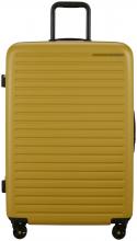 großer Flugtrolley senfgelb Samsonite StackD Spinner L 75cm Mustard