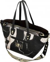 Anekke Handtasche 2in1 Crossoverbag Shoen Nature Kunst Schwarz