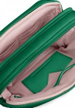 Umhängetasche gesteppt grün Emily Puffy Nylon Pine Green Les Visionnaires